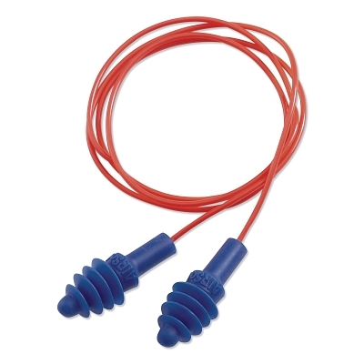 AIRSOFT REUSABLE AIR CUSHIONED EARPLUG W/CORD